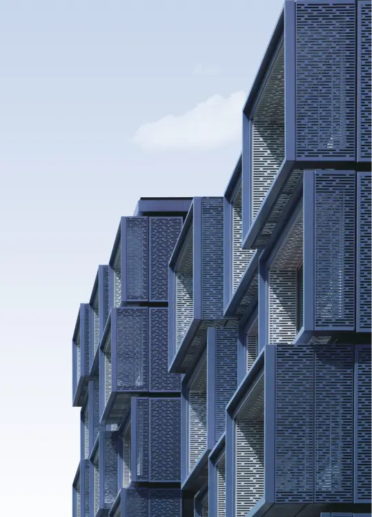 Facade ที่ใช้เหล็ก เพิ่มความเท่ ดูมั่นคงให้แก่อาคาร